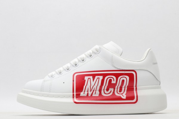 Alexander McQueen 5D Print Oversized Sneaker White