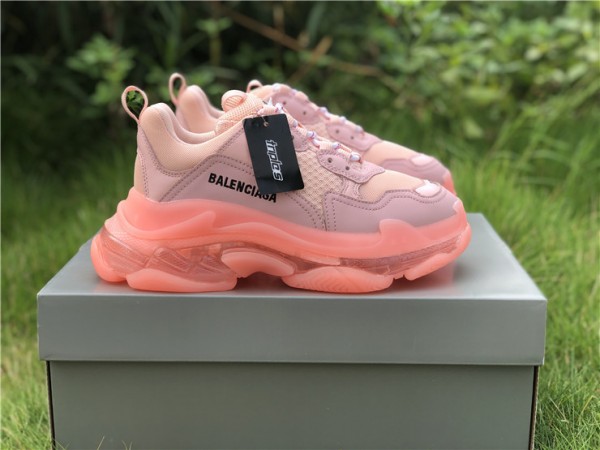 Balenciaga Triple S Clear Sole Light Pink