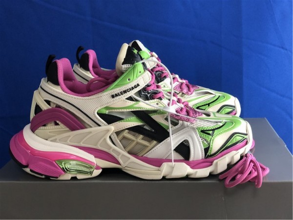 Balenciaga Track.2 Sneaker White/Green/Pink