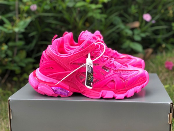 Balenciaga Track.2 Sneaker "Fluo Pink"