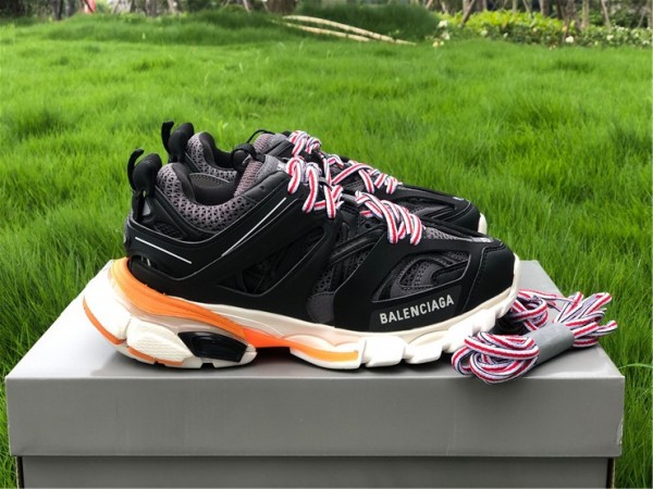 Balenciaga Track Sneaker Black/White-Orange