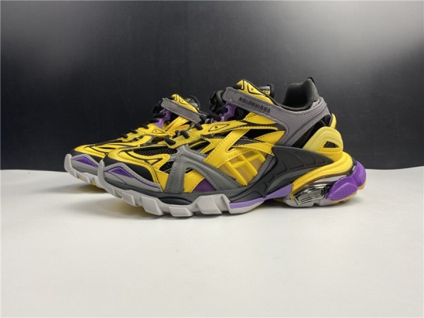 Balenciaga Track.2 Sneaker Yellow/Black/Purple