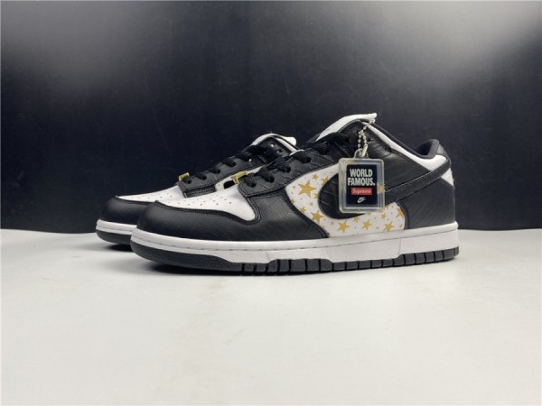 Supreme x Nike SB Dunk Low Stars Black DH3228-102