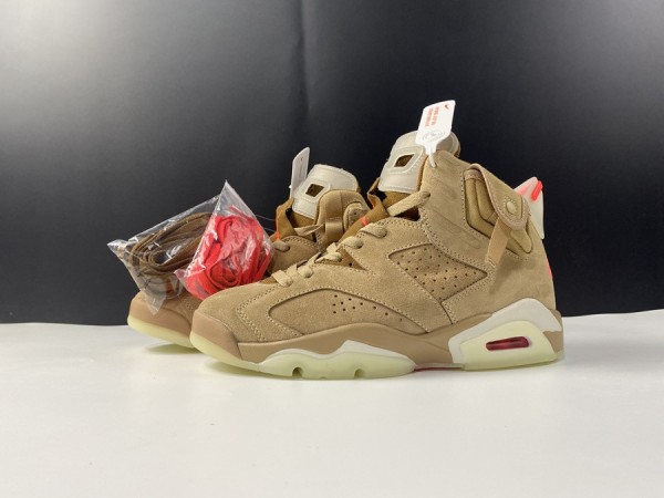 Travis Scott x Air Jordan 6 Retro "British Khaki" DH0690-200