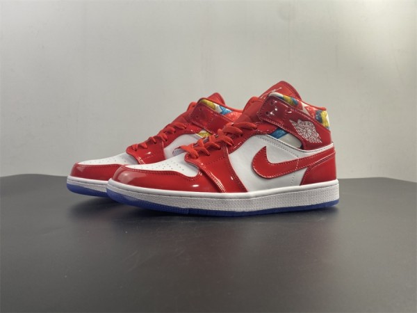 Air Jordan 1 Mid Red Patent DC7294-600