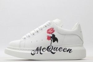 Alexander McQueen 5D Print Oversized Sneaker White