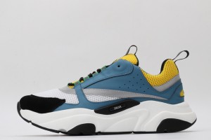 Dior B22 Sneaker Blue Yellow White 3SN231ZCQ_H561