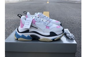 Balenciaga Triple S Sneaker White/Blue/Pink