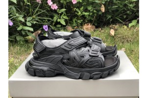 Balenciaga Track Sandal Black