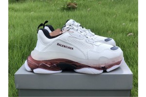 Balenciaga Triple S Clear Sole White/Rose Gold