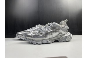 Balenciaga Track Sneaker Silver Metallic