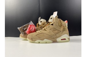 Travis Scott x Air Jordan 6 Retro "British Khaki" DH0690-200