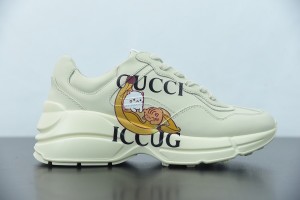 Gucci Bananya Rhyton Sneaker Ivory Demetra