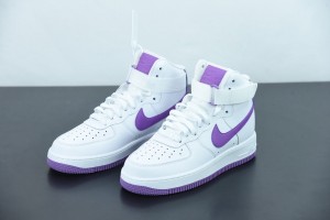 Wmns Nike Air Force 1 High "White Dark Orchid" 334031-112