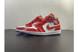 Air Jordan 1 Mid Red Patent DC7294-600