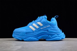 Balenciaga x Adidas Triple S Sneaker Blue
