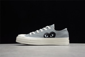 CDG Play x Converse Chuck 70 Low Steel Gray 171849C