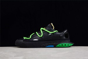 Off-White x Nike Blazer Low Black Green DH7863-001