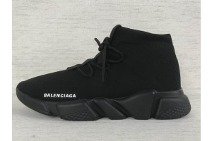 Balenciaga Speed Lace-up Sneaker Black