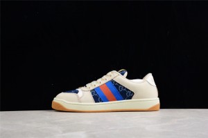 Gucci Screener Sneaker White with Blue