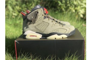 Travis Scott x Air Jordan 6 "Medium Olive" CN1084-200