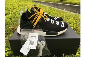 2017 Fear Of God x Adidas NMD Pharrell Williams Human Race Black White (HR-0004)