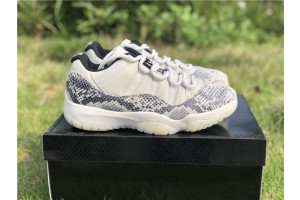 Air Jordan 11 Retro Low Le "Snakeskin" 2019 Light Bone (AJ-1020)