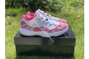 WMNS Air Jordan 11 Retro Low "Pink Snakeskin" AH7860-106 (AJ-1021)