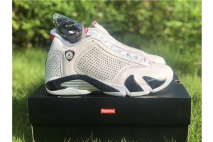 Supreme x Air Jordan 14 Retro SP "White" BV7630-106 (AJ-N022)