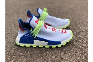 N.E.R.D X Adidas NMD Hu White Blue Red (HR-0026)