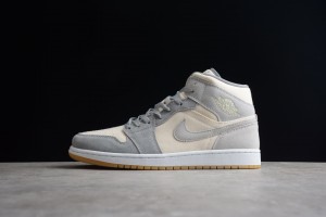 Air Jordan 1 Mid Coconut Milk Particle Grey DN4281-100