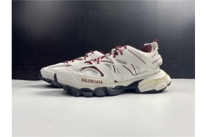 Balenciaga Track Sneaker White/Burgundy