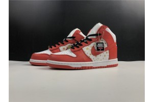 Supreme x Nike Dunk High Pro SB "Red" 307385-161