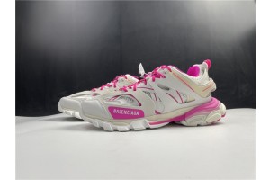 Balenciaga Track Sneaker White/Rose Red