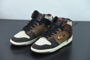 Bodega x Nike Dunk High Fauna Brown CZ8125-200