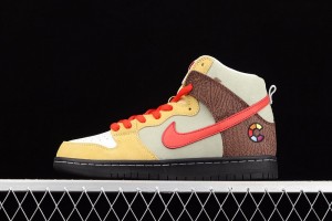 Color Skates x Nike Dunk High SB "Kebab and Destroy" CZ2205-700