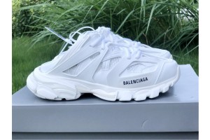 Balenciaga Track Mule White